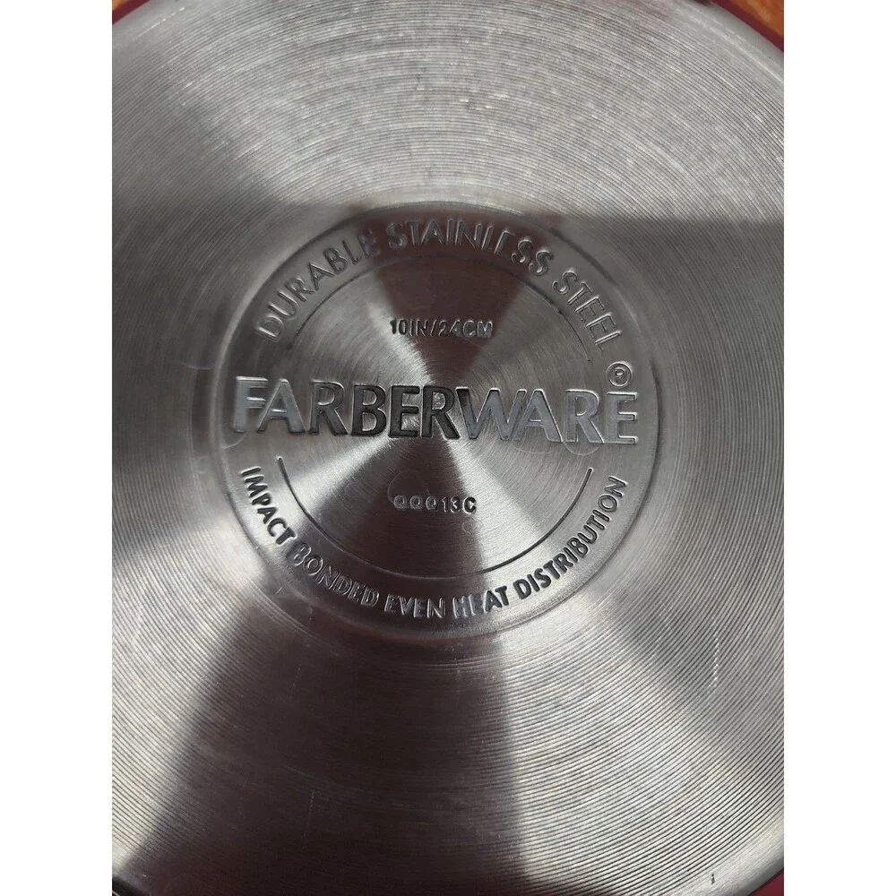 Farberware Classic Serial 10 Inch Frying Pan/Skillet Stainless Steel New No Box